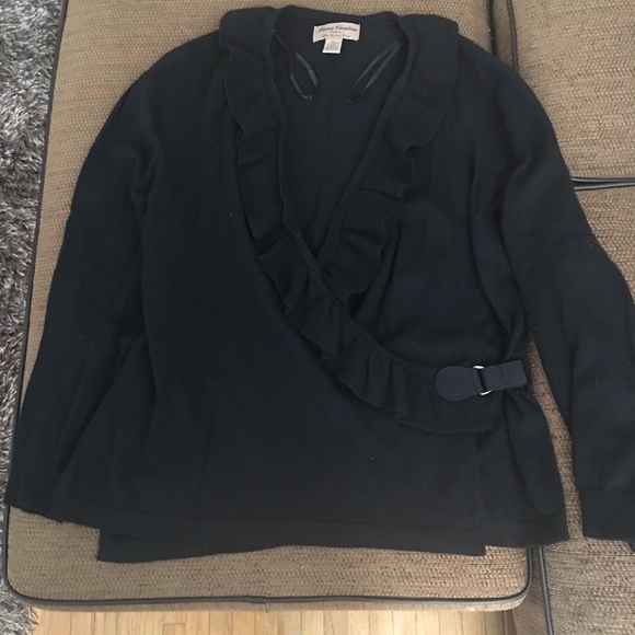 plus size wrap sweater